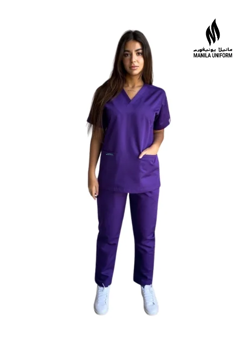 Uniform Set, Classic Model- Light Violet Color